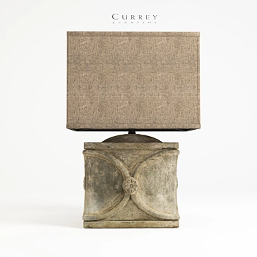 Waldenbury Concrete Table Lamp 3D model image 1 