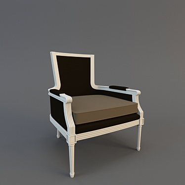 Elegant Lavoisier Chair – Perfect Blend of Style and Comfort 3D model image 1 