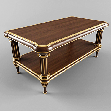 Classic Table 3D model image 1 