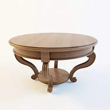 Sleek Coffee Table 3D model image 1 