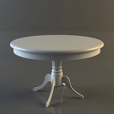 Elegant Round Table 3D model image 1 