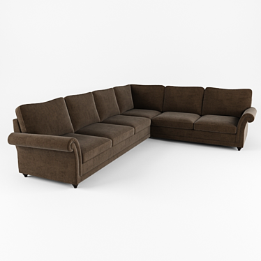 Elegant Verona Sofa 3D model image 1 