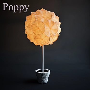 Poppy Table Lamp 3D model image 1 
