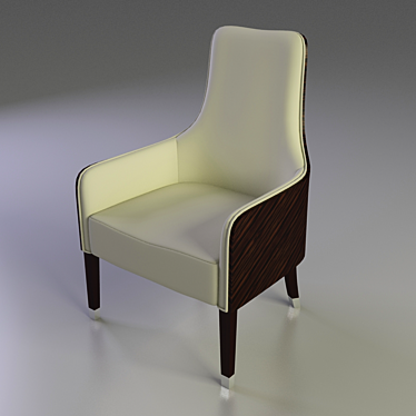 Elegant Art 80075-C Armchair 3D model image 1 