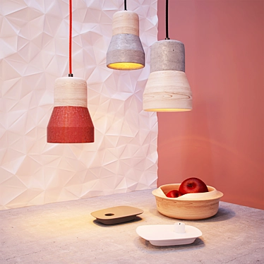 Cement_wood_lamp_ &amp; _decor