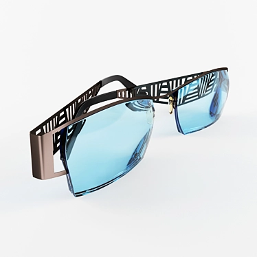 Elegant Eyewear Collection 3D model image 1 