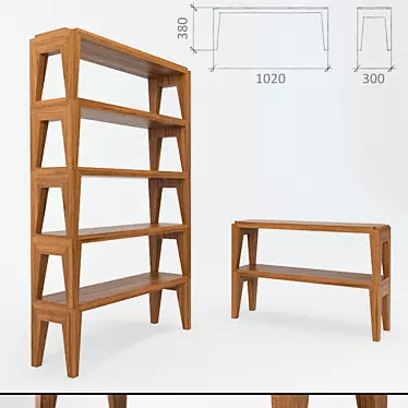 Modular Storage Shelving 3D model image 1 