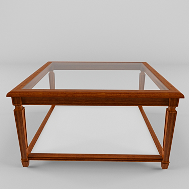 Spanish Genoveva Coffee Table 3D model image 1 