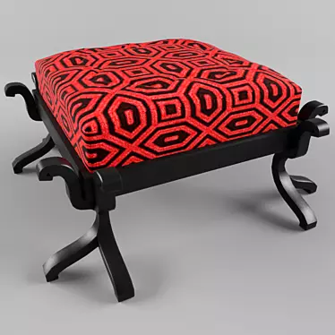 Japanese-Style Bench: Quality and Beauty 3D model image 1 