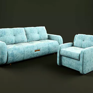 Sofa and armchair Pushe