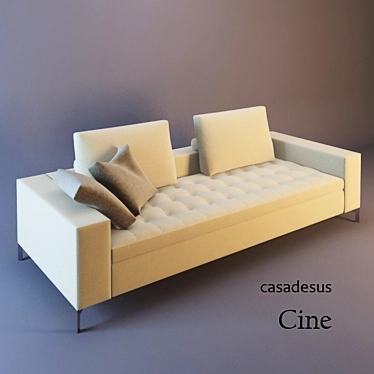 Elegance meets comfort: CINE Sofa by Casadesus 3D model image 1 