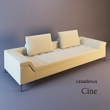 Luxurious CINE Sofa by Casadesus 3D model image 1 