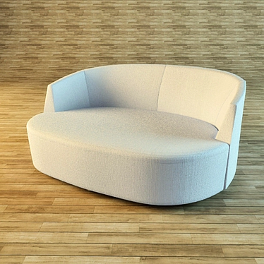 Francesca 3-Seater Velvet Sofa 3D model image 1 