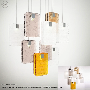 Italian Elegance: Mura Suspension 3D model image 1 