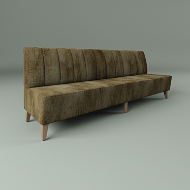 Sandalyeci Lotti Settee 3D model image 1 