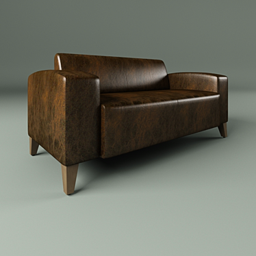 Sandalyeci Uno 2 - Modern Leather Chair 3D model image 1 