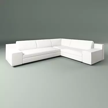 Modern Cossina Corner Sofa 3D model image 1 