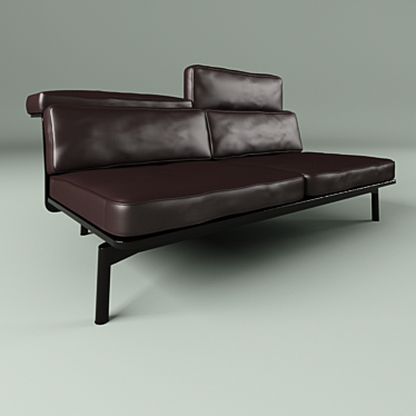 Cassina Sled Chair: Modern Comfort 3D model image 1 