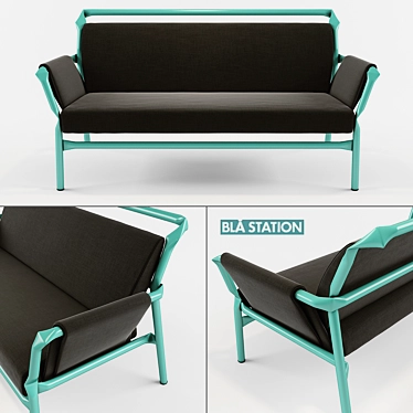 Blastation Superlink Sofa 3D model image 1 