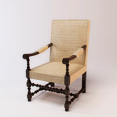 Luxury Ralph Lauren Armchair 3D model image 1 