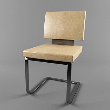 Versatile Chair: Textured Elegance 3D model image 1 