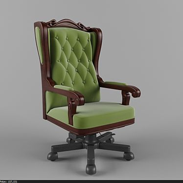 ErgoMax Comfort Desk Chair 3D model image 1 