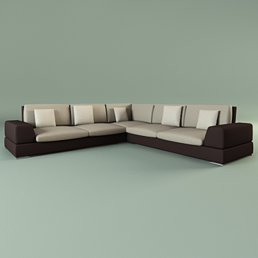 Albert & Shtein Deep Seating Sofa 3D model image 1 