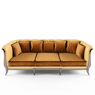 Elegant Medea Sofa 3D model image 1 