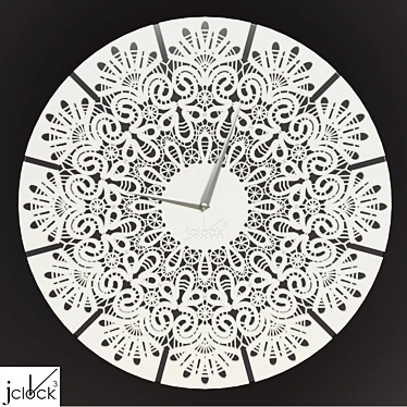 Kubena Acrylic Mirror Clock 3D model image 1 