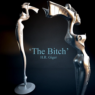 The Giger Mic Stand 3D model image 1 