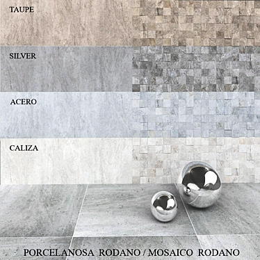 Porcelanosa Rodano Mosaic: Stylish Collection 2014 3D model image 1 