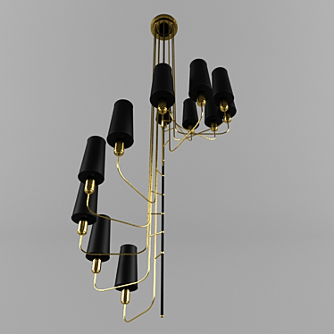 Elegant Umos Chandelier - 0388-3d 3D model image 1 