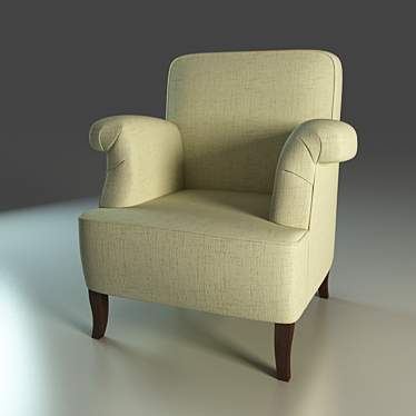 Cozy Comfort Chair: Perfectly Soft & Comfortable 3D model image 1 