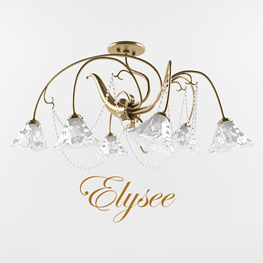 Elysee Chandelier (Prearo) - Elegant Lighting Statement 3D model image 1 