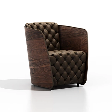 Nube Sir: Italian Designed Lounge Chair 3D model image 1 