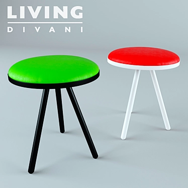 Comfortable Living Divani Chair: Modern Italian Design 3D model image 1 