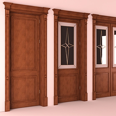 Elegant Entrance: Classic Door 3D model image 1 