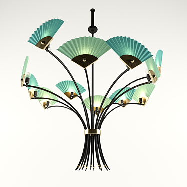 Sleek SigmaL2 Pendant Light 3D model image 1 