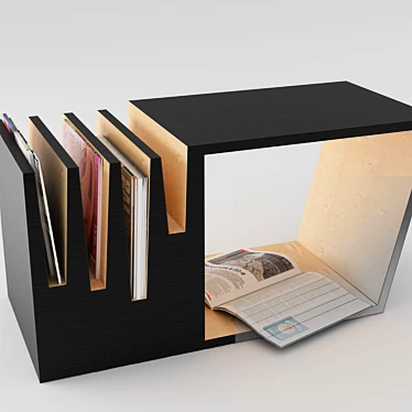 Multifunctional Coffee Table with Storage 3D model image 1 