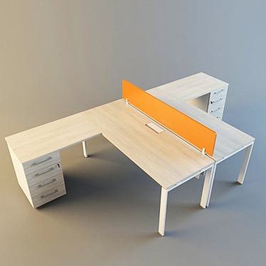 Multi-Purpose Office Table 3D model image 1 