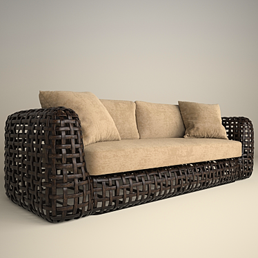 Matilda Elegant Sofa - Size: 230x100x63cm 3D model image 1 