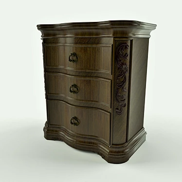 American Bedside Table MAGNUSSEN 3D model image 1 