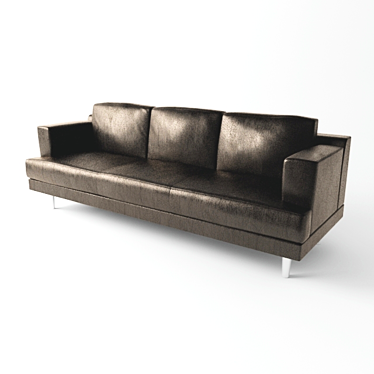 Textured Sofa: Modern Elegance 3D model image 1 