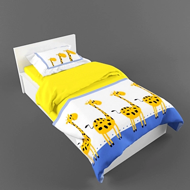 CozyDream Baby Bed 3D model image 1 