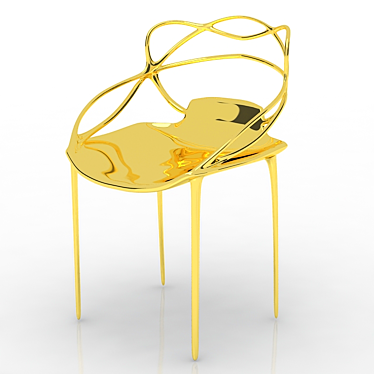 Masterful Italian Chair: Kartell Masters 3D model image 1 