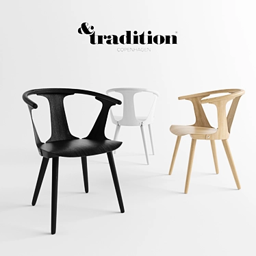 Nordic Minimalism: In Between Chair 3D model image 1 