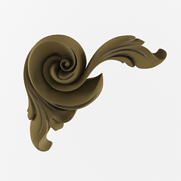 Elegant Ornament Pattern - Unique Design 3D model image 1 