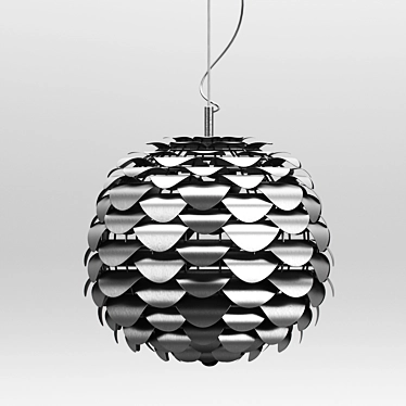 Boule Nova Chandelier: Stylish Lighting Solution 3D model image 1 