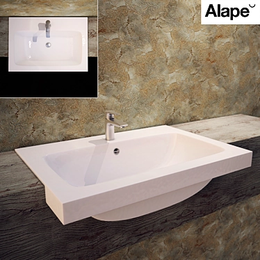 Alape Semi-Inset Sink 3D model image 1 