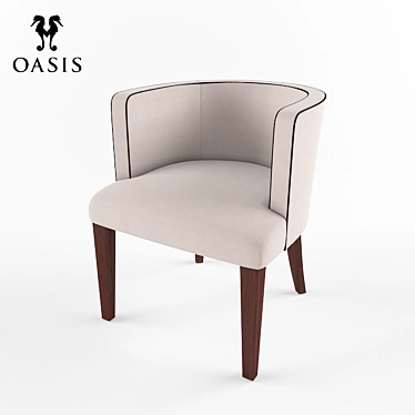 Oasis Glenn Chair: Modern Comfort 3D model image 1 